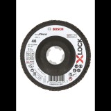 BOSCH 2608619197, X571, Best for Metal X-LOCK fíber legyezőtárcsa, hajlított változat, Ø 115, G 40 (2.608.619.197)