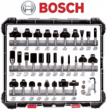 Bosch 30 részes 8mm marószár szett alakmaráshoz kofferben