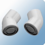 Bosch 60/100 mm-es 45°-os ív (AZB 911)