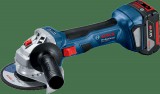 bosch akkus sarokcsiszoló gws 180-li 125mm 2x4ah gal 18v-40 koffer (06019h9)