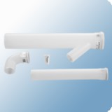Bosch bővítőkészlet kaszkádrendszerű vízszintes égéstermék-elvezetőhöz (további készülékenként) (AZB 701/1)