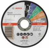 Bosch Darabolótárcsa, egyenes, Rapido Multi Construction 125 mm x 1.6 mm x 22.23 mm  (2608602383)