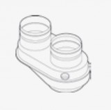 Bosch FC 922 Szétválasztó adapter 80/80 szétválasztott rendszerű égéstermék-elvezetéshez