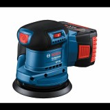 Bosch GEX 185-LI akkus excentercsiszoló 1x4.0Ah, GAL 18V-40 töltő, koffer (06013A5021)