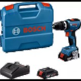 Bosch GSB 18V-65 Akkus Ütvefúró-Csavarozó (2x 2,0 Ah,akkuval; GAL18V-20 töltővel) L-Case-ben (06019N3100)