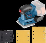 Bosch GSS 18V-10 akkus rezgőcsiszoló, tartozékkészlettel, akkumulátor nélkül (06019D0200)