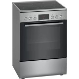 Bosch HKR39C250 Serie 4 10800 W, 66 l, 4 zóna Inox-Fekete üvegkerámia tűzhely