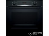 Bosch HRA534BB0 Serie4 Beépíthető sütő hozzáadott gőz funkcióval, 71L, 8 funkció, A energiaosztály, Fekete