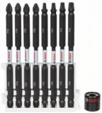 Bosch Impact Control hosszú kétvégű csavarbit csomag mágneses csavartartóval  - 9 db (2608522347)