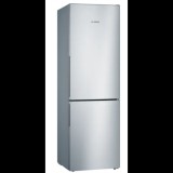 Bosch KGV36VLEAS Serie 4 szabadonálló, alulfagyasztós hűtő-fagyasztó kombináció 186 x 60 cm nemesacél kinézet