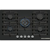 Bosch PPQ7A6I40 beépíthető gázfőzőlap edzett üveglapon fekete 75cm Serie6