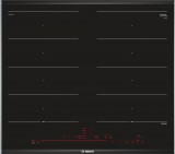 Bosch PXX675DC1E főzőlap Fekete, Rozsdamentes acél Beépített Zónás indukciós főzőlap 4 zóna