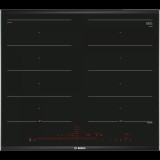 Bosch PXX675DC1E főzőlap Fekete, Rozsdamentes acél Beépített Zónás indukciós főzőlap 4 zóna (PXX675DC1E)