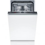 Bosch Serie 2 SPV2HMX42E, Teljesen Beépíthető, 10 Teríték, 5 Program, 0.755 kWh, (E) Fehér-Fekete mosogatógép