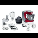 Bosch Serie 4 MUM5X720 darálógép 1000 W 3,9 L Vörös, Ezüst Beépített mérlegek (MUM5X720)