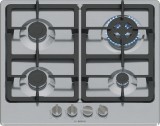 Bosch Serie 4 PGH6B5K90 főzőlap Rozsdamentes acél Beépített 60 cm Gáz 4 zóna