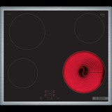 Bosch Serie 4 PKE645BA2E főzőlap Fekete Beépített 60 cm Kerámia 4 zóna (PKE645BA2E)