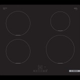 Bosch Serie 4 PUE611BB5E főzőlap Fekete Beépített 60 cm Zónás indukciós főzőlap 4 zóna (PUE611BB5E)