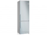 Bosch Serie 4 szabadonálló, alulfagyasztós hűtő-fagyasztó, Inox-look