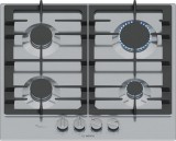 Bosch Serie 6 PCP6A5I90 főzőlap Rozsdamentes acél Beépített 60 cm Gáz 4 zóna