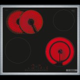 Bosch Serie 6 PKN645FP2E főzőlap Fekete Beépített 60 cm Kerámia 4 zóna (PKN645FP2E)