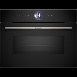 Bosch Serie 8 CMG7761B1 mikróhullámú sütő Beépített Kombinált mikrohullámú sütő 45 L 900 W Fekete (CMG7761B1)