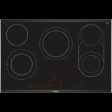 Bosch Serie 8 PKM875DP1D főzőlap Fekete, Rozsdamentes acél Beépített Kerámia 5 zóna (PKM875DP1D)