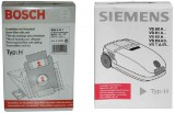 Bosch, Siemens Porszívó alkatrész, Porzsák, Siemens,VS60A, Bosch, BBS60, BSD, VS62A02, Shpera porszívókhoz ew03906
