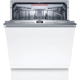 Bosch SMV4HCX48E Serie 4 14 teríték, 9.5 l, D, Fehér beépíthető mosogatógép