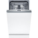 Bosch SPV4HMX10E teljesen beépíthető mosogatógép 45cm Serie4