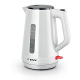 Bosch TWK1M121 2400 W, 1.7 l, műanyag ház Fehér-Szürke vízforraló