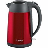 Bosch TWK3P424 DesignLine 1.7l 2400W piros-fekete vízforraló