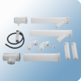 Bosch vízszintes égéstermék-elvezető készlet 2 készülékhez (AZB 700/1)