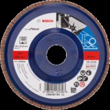 Bosch X571 Zirkon legyezőtárcsa o 125 mm, o 22.23 mm, P120