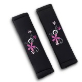 BOTTARI Biztonsági öv párna fekete My Bouquet - csokor virág 29154