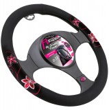 BOTTARI Kormányvédő 37-39cm fekete-pink virágmintás Oriental Flower 29201