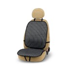 BOTTARI ülésvédő, 1db-os - fekete, fehér csíkos mintával