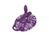 Bouncy Bliss Classic - felfújható párna vibrátor (lila)