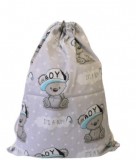 Boy koala mintás oviszsák - 30x40 cm