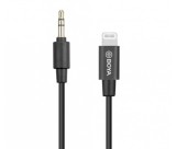 BOYA BY-K1 3.5mm Male TRS to Male Lightning átalak