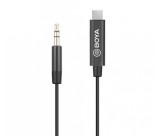 BOYA BY-K2 3.5mm Male TRS to Male TYPE-C átalakító