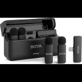 Boya BY-V4D Lightning 4 csatornás mikrofon készlet - Fekete (BY-V4D)