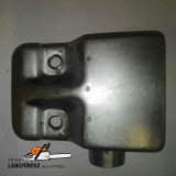 Bozótvágó alkatrész Kasei 3GC630 kipufogó fémborítás