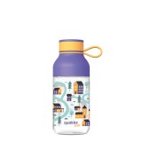 BPA mentes műanyag kulacs pánttal ICE KIDS - Town 430ml - Quokka