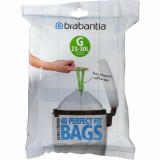 Brabantia 375668 PerfectFit szemeteszsák 25-30 L 40 db - fehér (37 56 68)