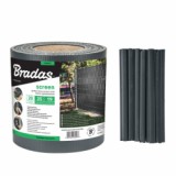 Bradas kerítéstakaró szalag 19cmx35m, antracit (285120 - TOB4501935GYL)