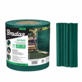 Bradas kerítéstakaró szalag 19cmx35m, zöld (285110 - TOB4501935GRL)