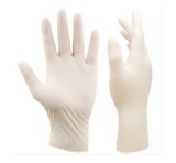 Brand Latex kesztyű púder mentes 100db-os csomagban M-es méret, fehér  Utángyártott 49746