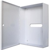 Brand MB100  Esztétikus fémdoboz.
- Zsanéros ajtó