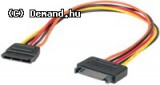 Brand SATA tápkábel hosszabbító 0,3m (11.03.1042)